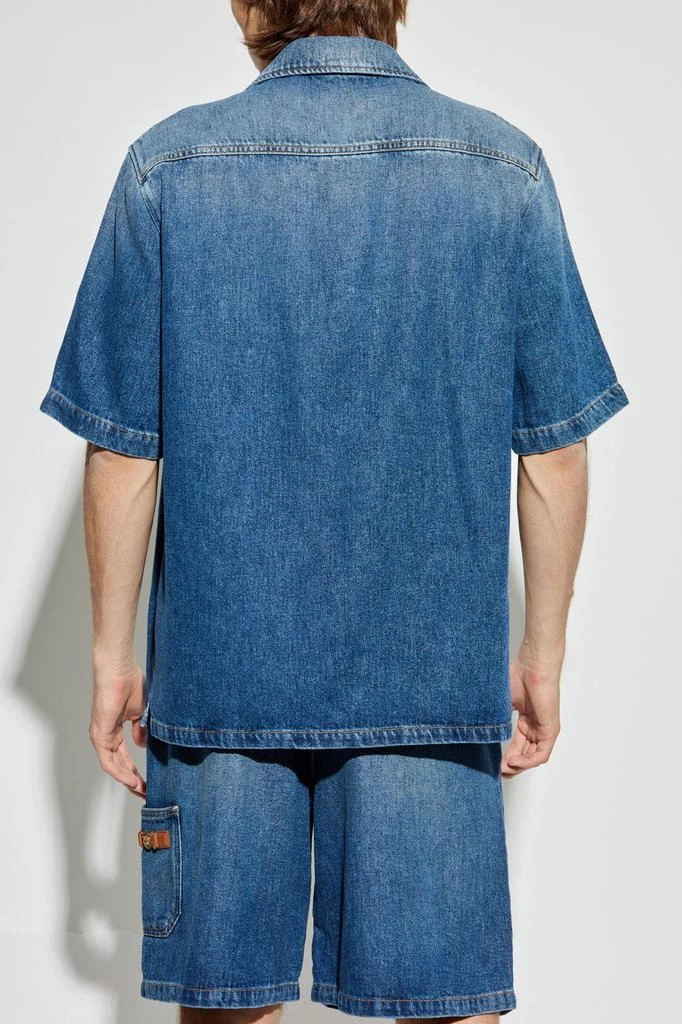 Versace Versace Short-Sleeved Denim Shirt 3