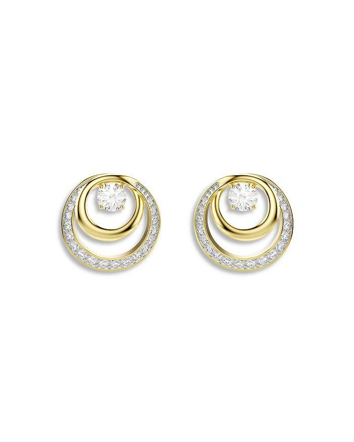 Swarovski Hyperbola Crystal Circular Stud Earrings