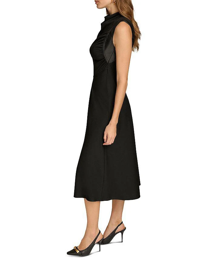 Donna Karan Mock Neck Midi Dress 4