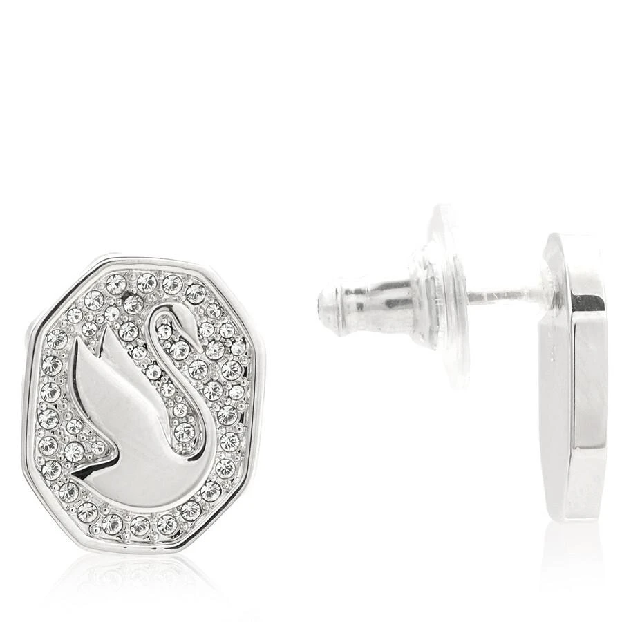 Swarovski Swarovski Ladies Signum Swan Stud Earrings in White