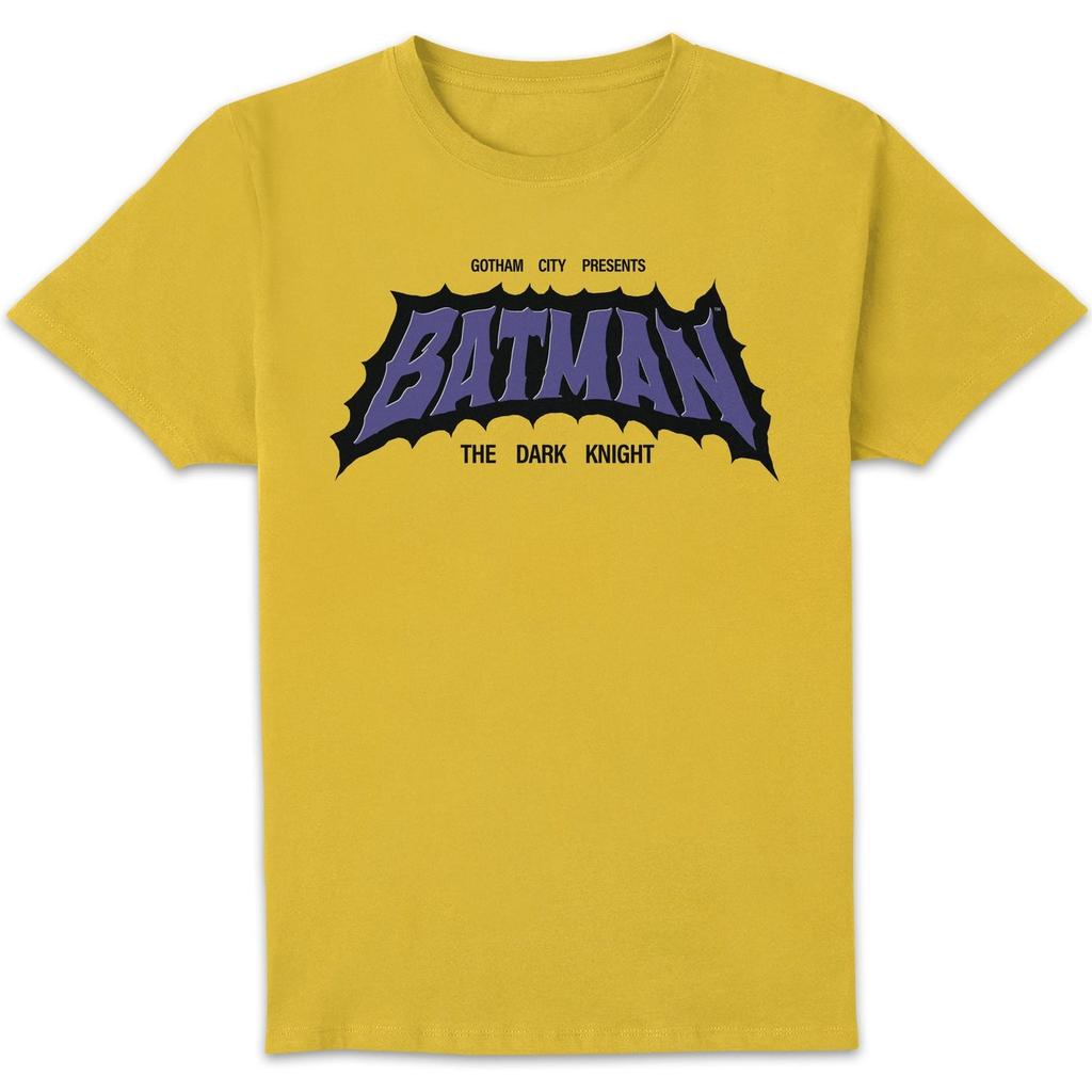 DC Comics DC Comics Batman Dark Knight Unisex T-Shirt - Yellow
