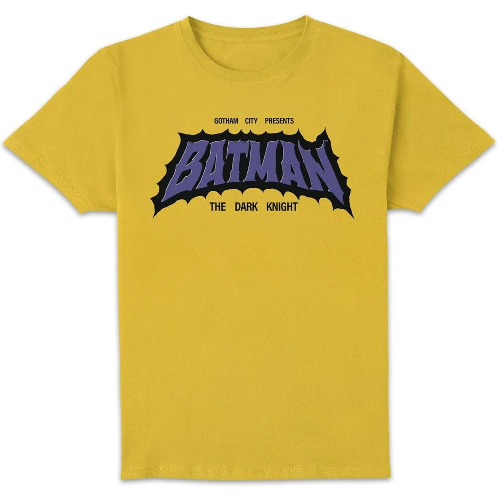 DC Comics DC Comics Batman Dark Knight Unisex T-Shirt - Yellow 1
