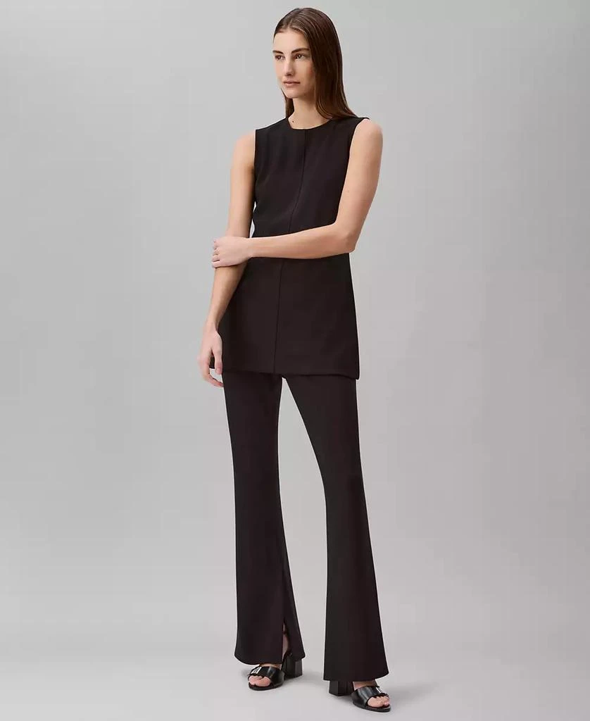 Calvin Klein Women's Sleeveless Tailored Knit Tunic 3
