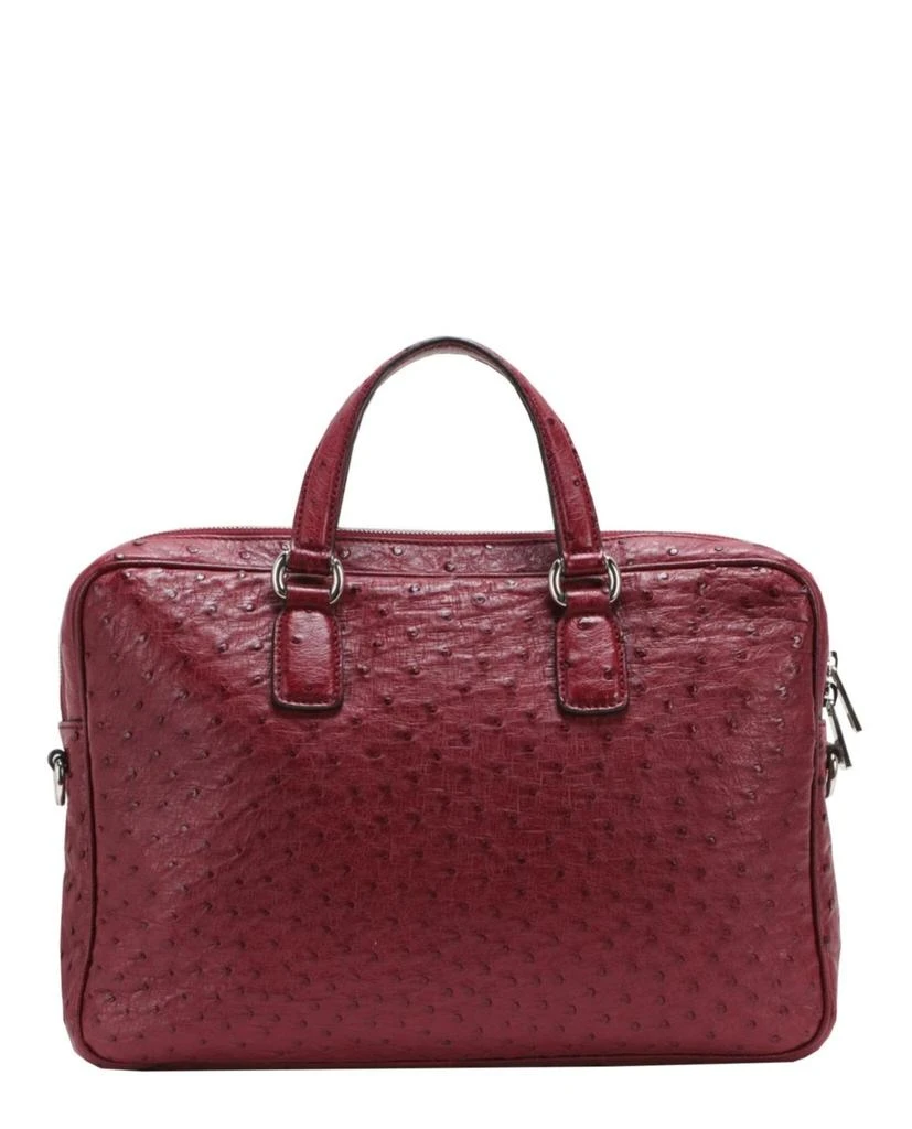 Gucci Interlocking G Ostrich Briefcase 5