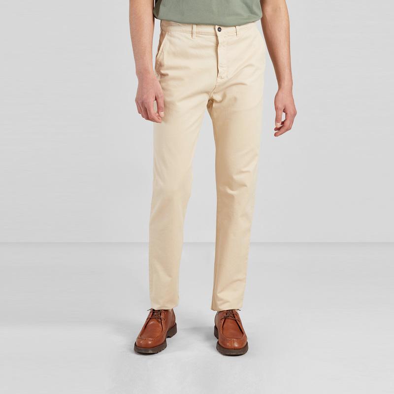 L'Exception Paris Chino Twill Trousers Beige L'EXCEPTION PARIS