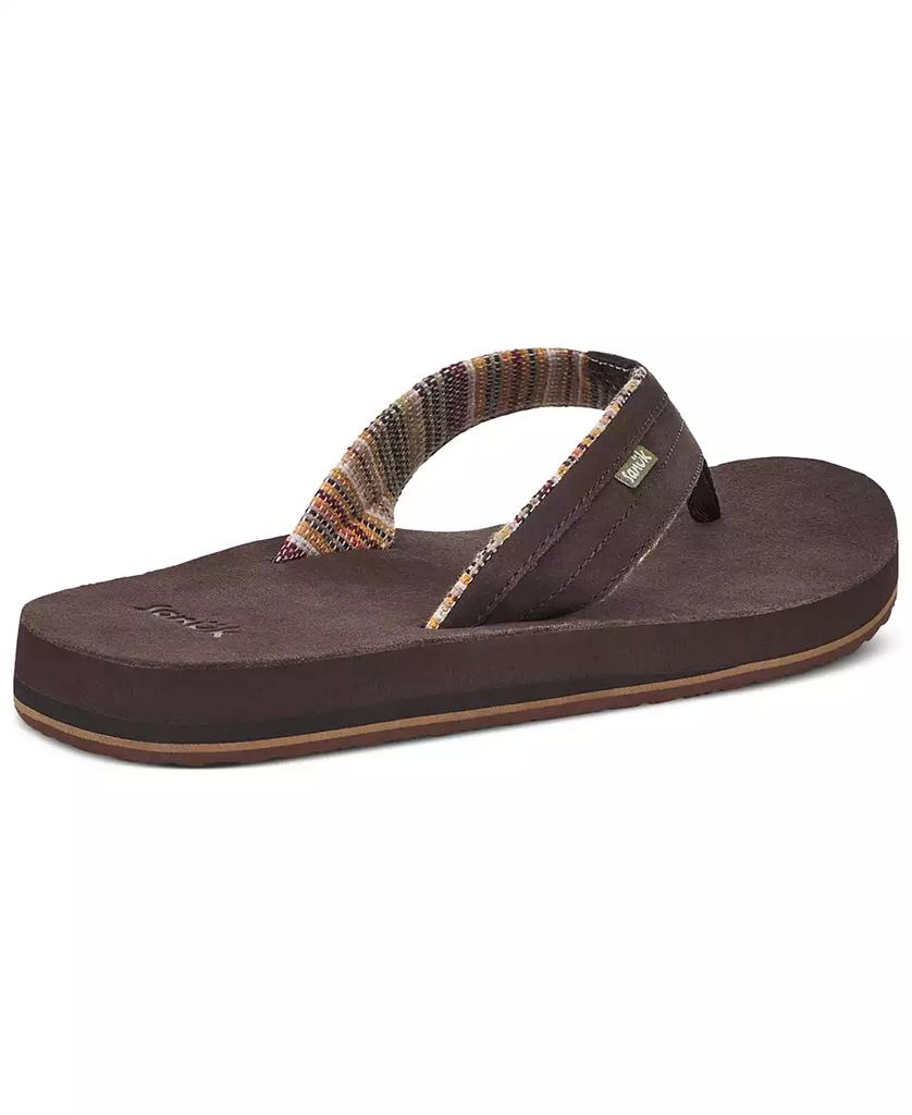 Sanuk Men's Ziggy Suede Flip-Flops