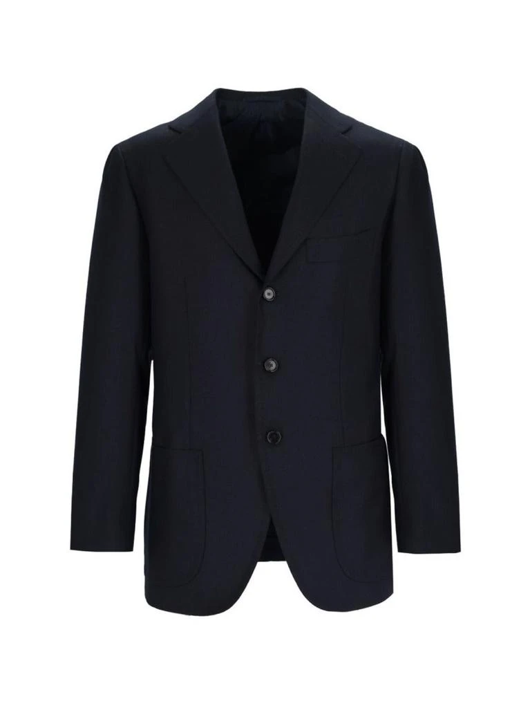 Cesare Attolini Single-Breasted Blazer In Blue Cashmere