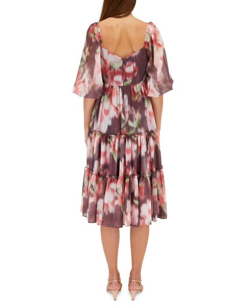 Sachin & Babi Sachin & Babi - Jamie Ikat Floral Print Midi Dress 2