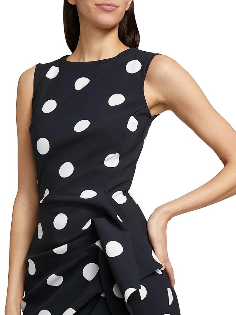 Chiara Boni Wang Polka Dot Cocktail Dress 6