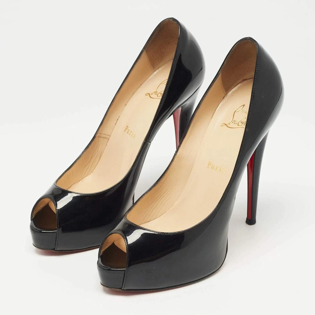 Christian Louboutin Christian Louboutin Black Patent Leather Vendome Pumps Size 38 2