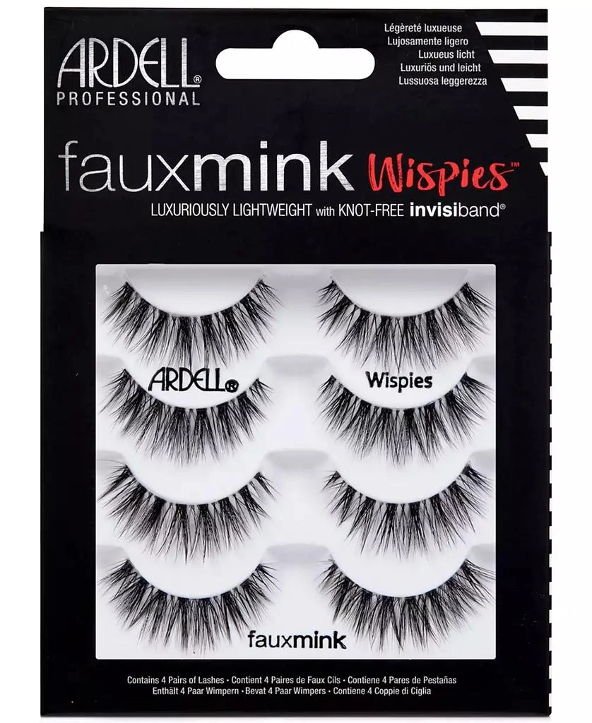Ardell Faux Mink Lashes -Wispies 4-Pack 1