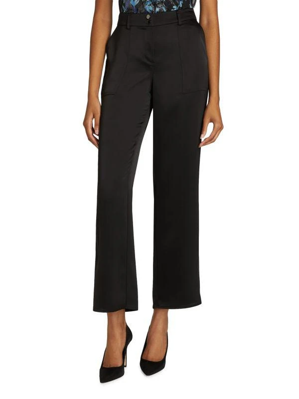 Ramy Brook Allena High-Rise Straight-Leg Pants 1