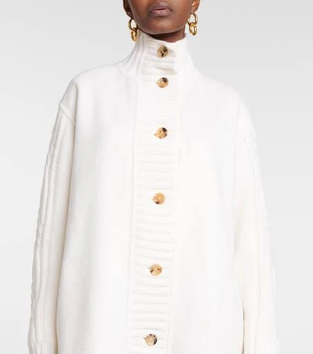 Max Mara Alcazar wool and cashmere cardigan 4