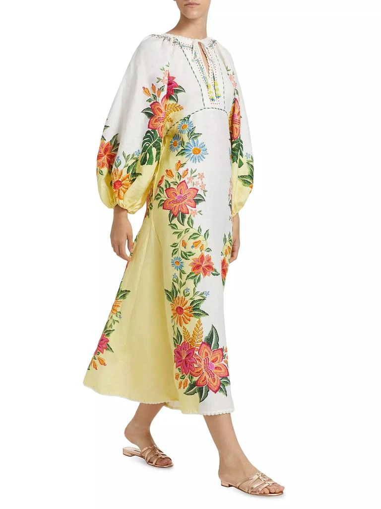 Farm Rio Bloom Garden Midi Dress 4