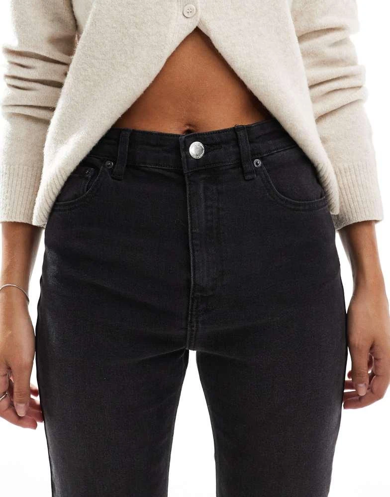 Pull&Bear Pull&Bear comfort mom jean in black 5