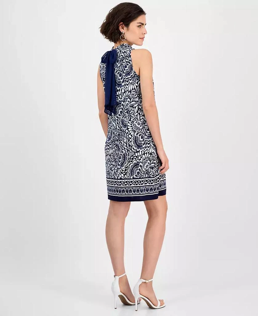 Robbie Bee Women's Mock-Neck Sheath Dress 5