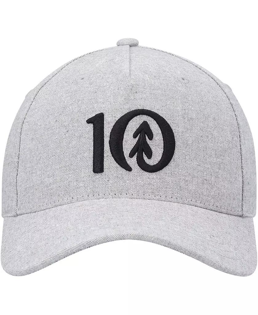 tentree Men's Heathered Gray Logo Altitude Snapback Hat