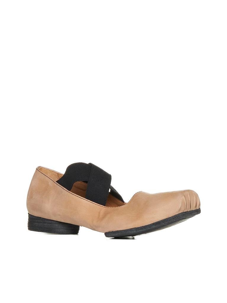 Uma Wang UMA WANG | Leather ballerina flats with 23 mm square toe | Women | 35