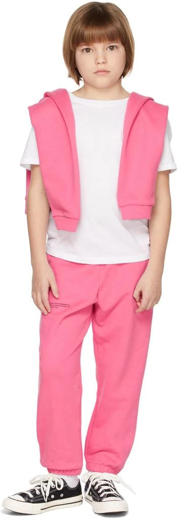 PANGAIA Kids Pink Organic Cotton 365 Track Pants