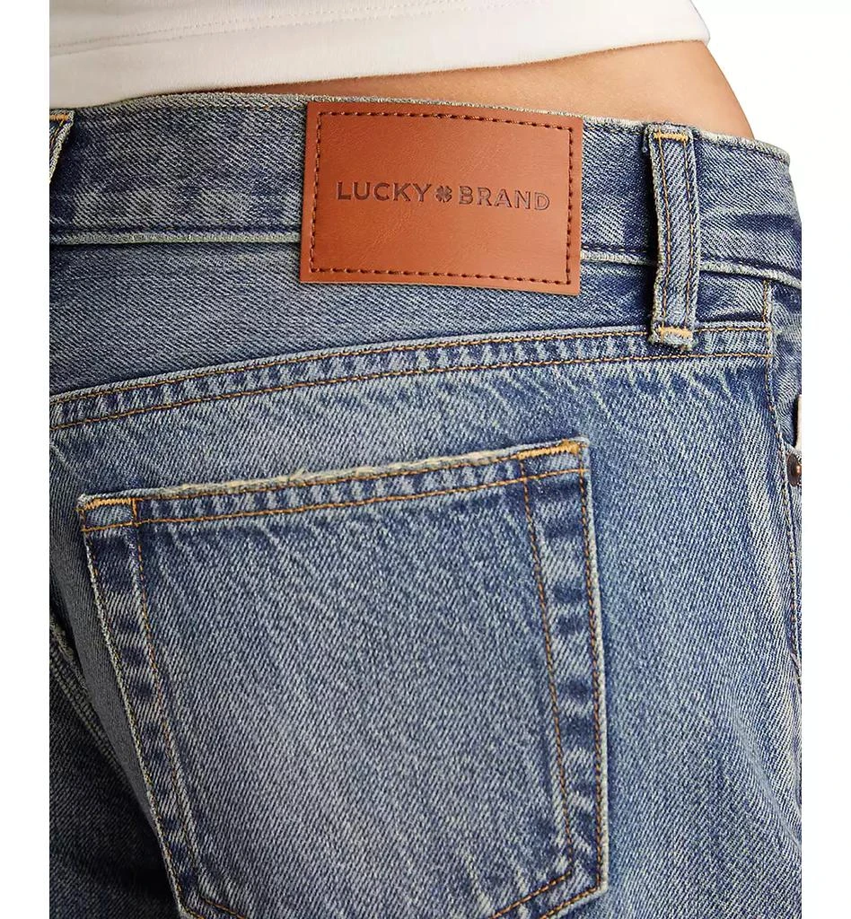 Lucky Brand Juniors' Cotton Super Low Rise Ultra Wide Jeans 5