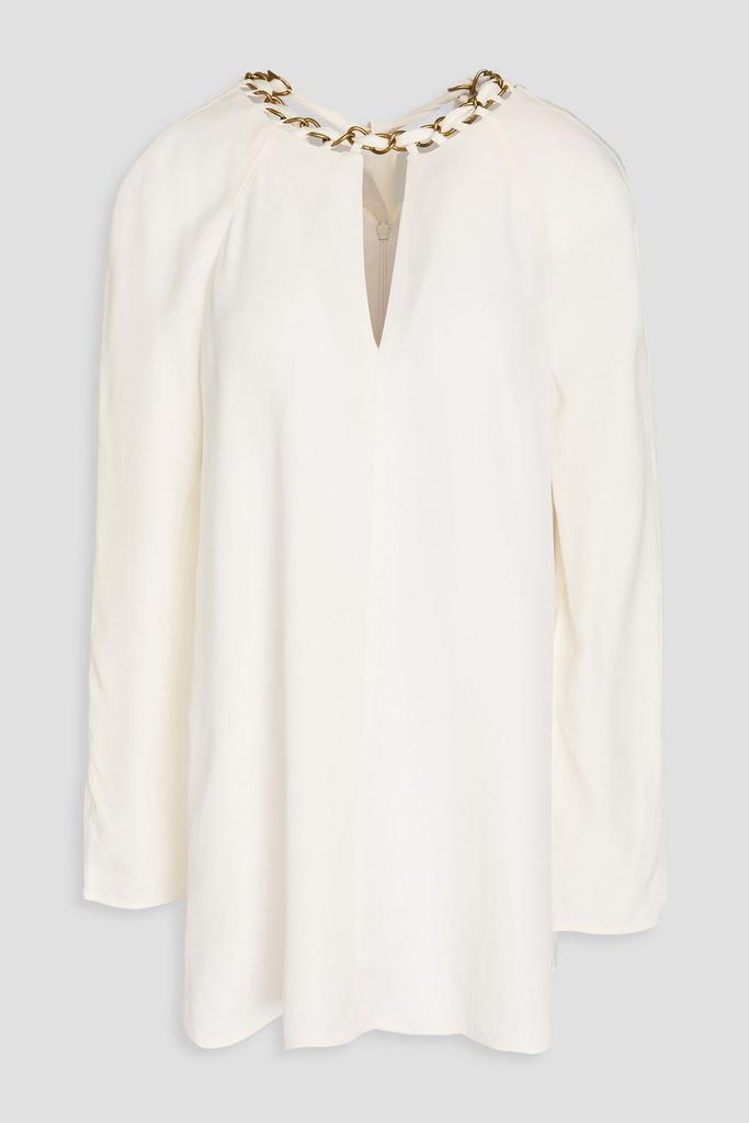 Zimmermann Chain-embellished crepe blouse