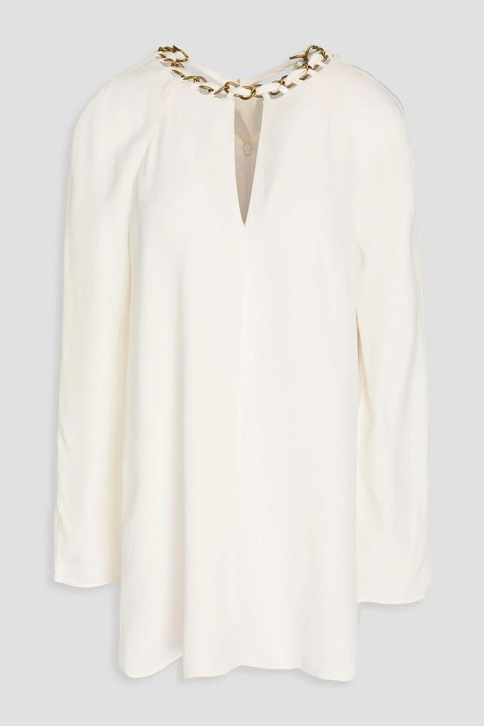 Zimmermann Chain-embellished crepe blouse 1