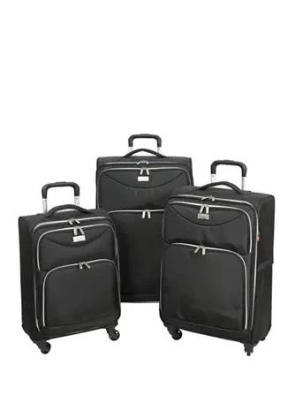 Geoffrey Beene Beene Ultra Light Weight Midnight 3 Piece Luggage Set 1