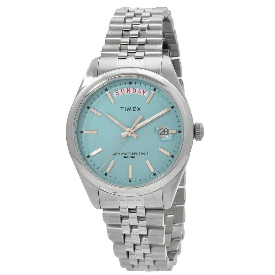 Timex Legacy Day and Date Quartz Blue Dial Ladies Watch TW2V68400VQ 1