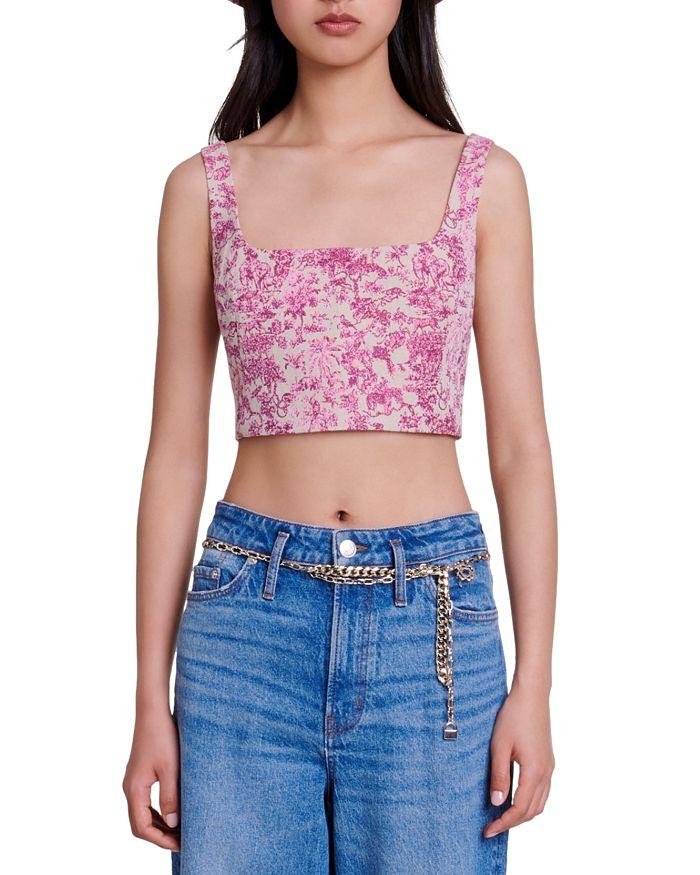 Maje Louy Crop Top