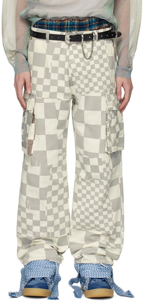 ERL Gray Printed Cargo Pants - Clothing - BeyondStyle ERL Gray Printed Cargo Pants - Clothing - BeyondStyle
