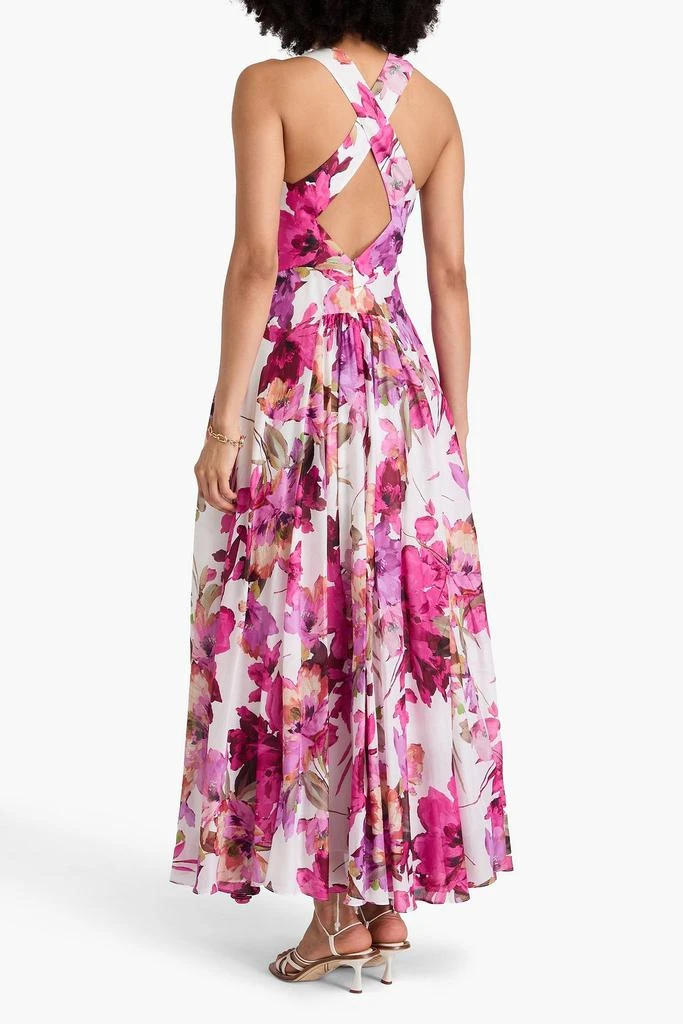 NICHOLAS Floral-print cotton and silk-blend mousseline maxi dress 3