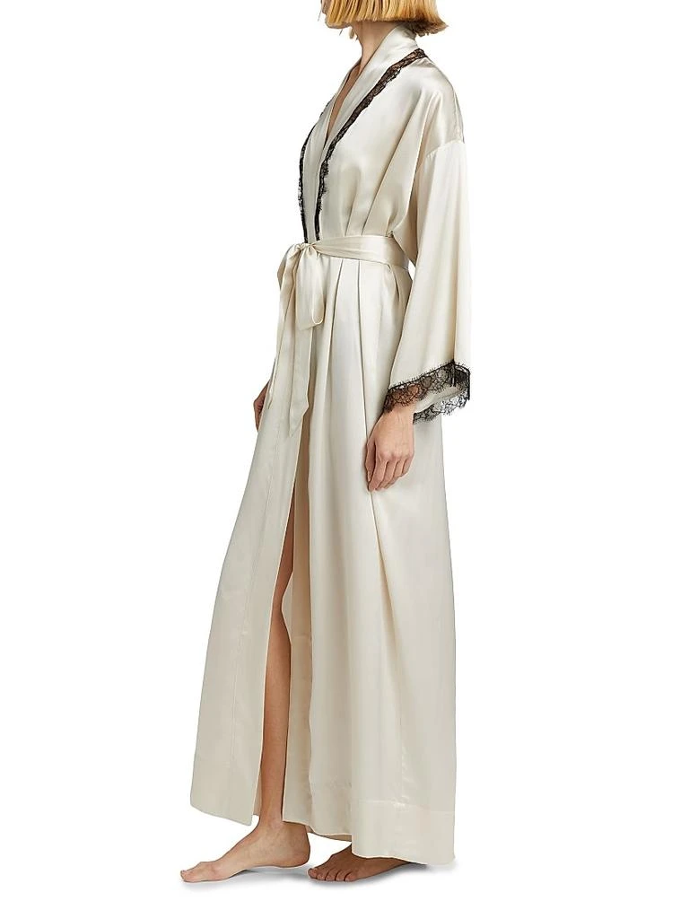 Kiki De Montparnasse Silk Lace Inset Robe 4
