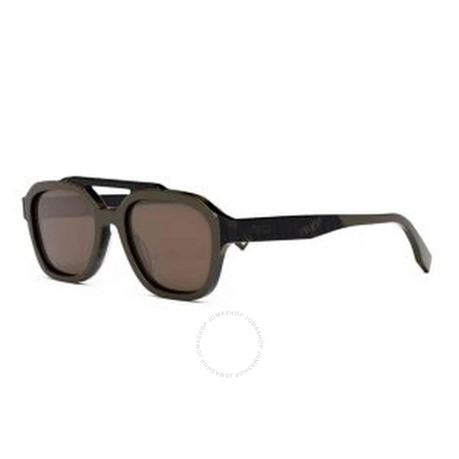 Fendi Brown Navigator Men's Sunglasses FE40076U 50E 52 1