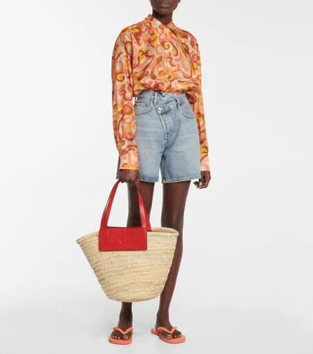 Christian Louboutin Loubishore woven tote 5