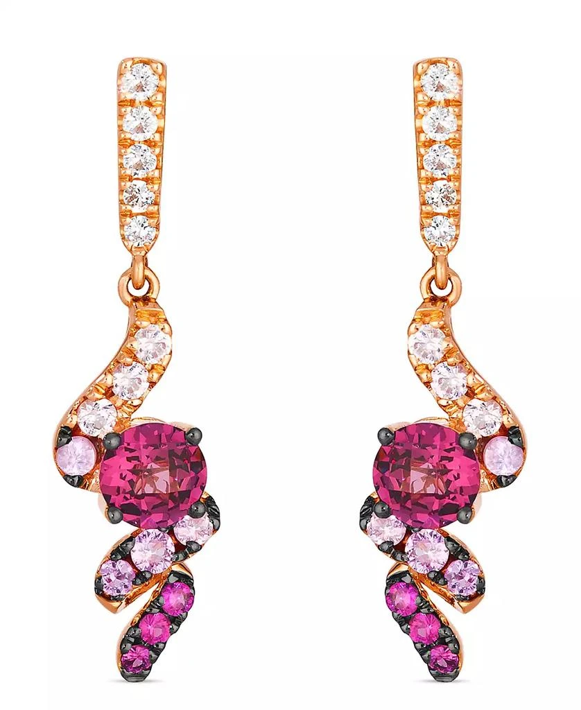 Le Vian Multi-Stone Ombre Earrings (2.06 ct. t.w.) in 14k Strawberry Gold 2