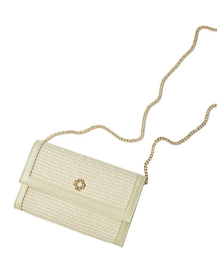 Maje Clover Walk Rafia Effect Clutch 3