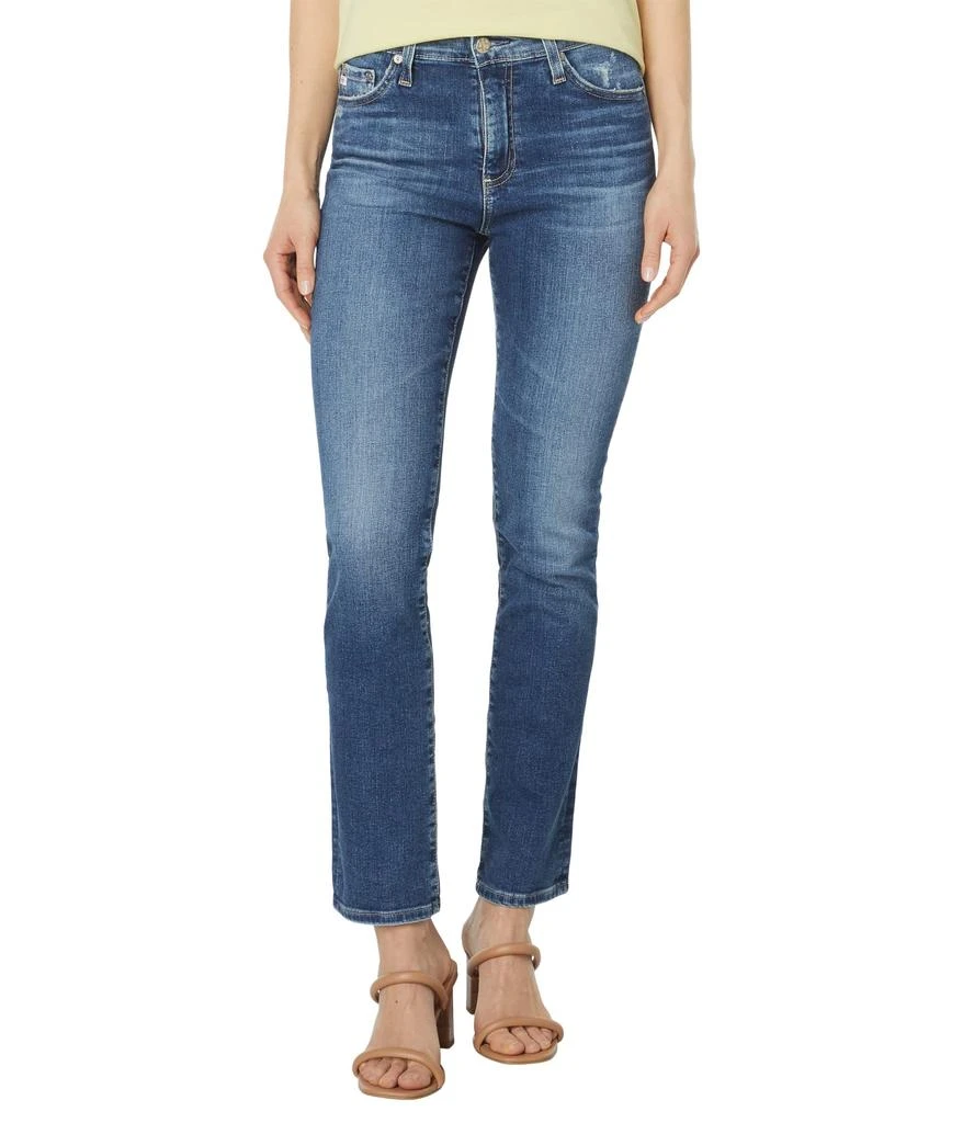 AG Jeans Mari High-Rise Slim Straight in 14 Years Picturesque 1