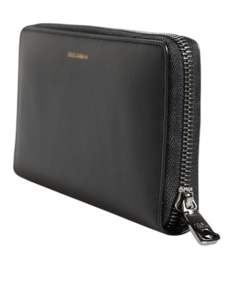 Dolce & Gabbana blue Exotic Leather Embossed Continental Men's Wallet (Pre-Owned)