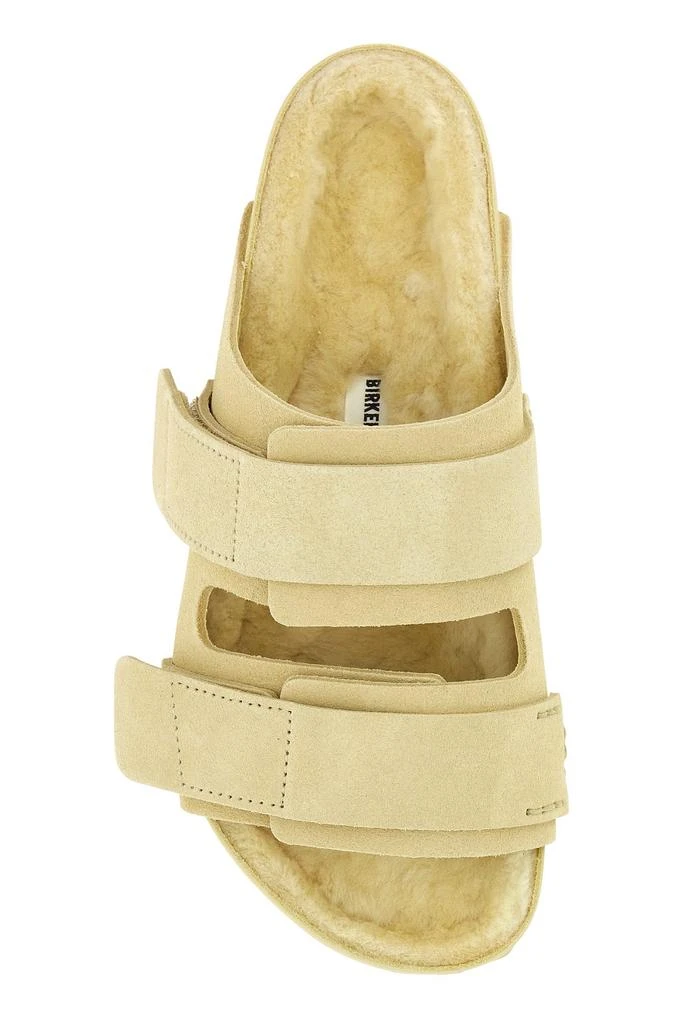 Birkenstock Beige suede Birkenstock X Tekla Uji slippers 3