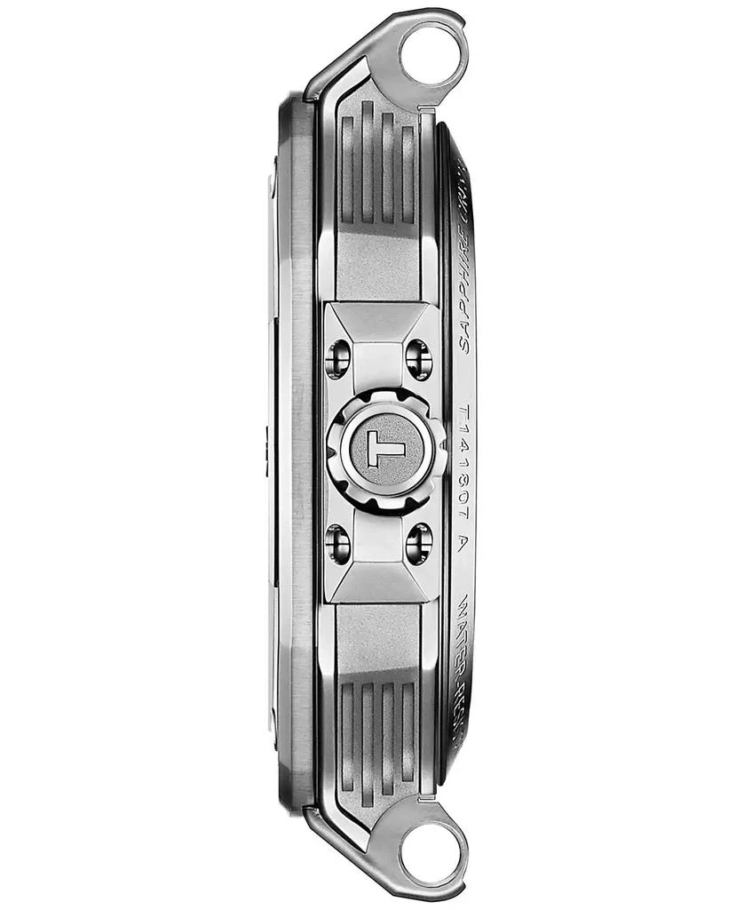 Tissot Men's Swiss Automatic T-Race Powermatic 80 Black Silicone Strap Watch 41mm 3
