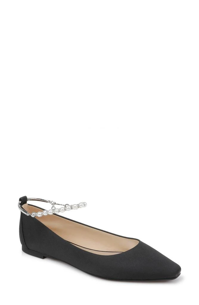 Badgley Mischka London Ankle Strap Flat 1