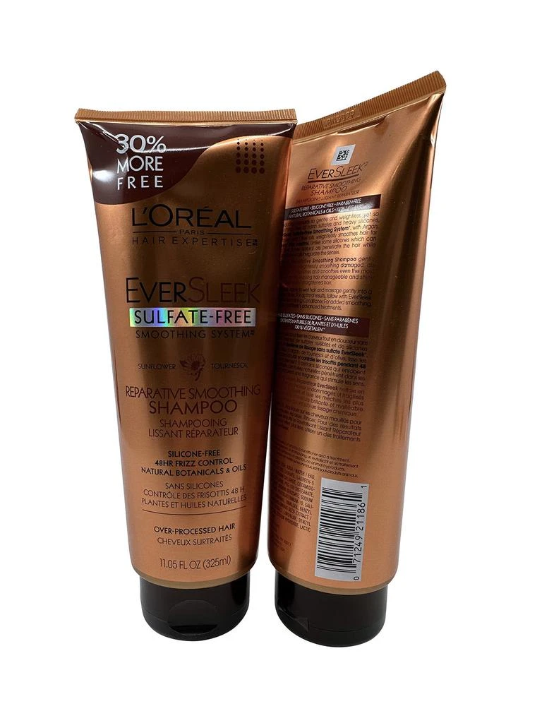 L'Oreal Paris L'Oreal Eversleek Reparative Smoothing Shampoo 11.05 OZ Set of 2 3