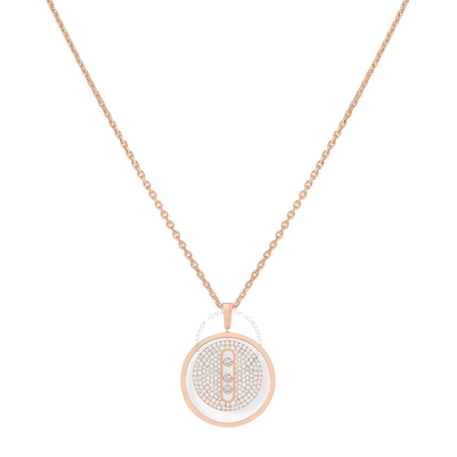 Messika Lucky Move 18k Rose Gold Diamond Necklace 1