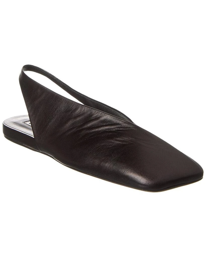 Jil Sander Leather Slingback Ballerina Flat 1