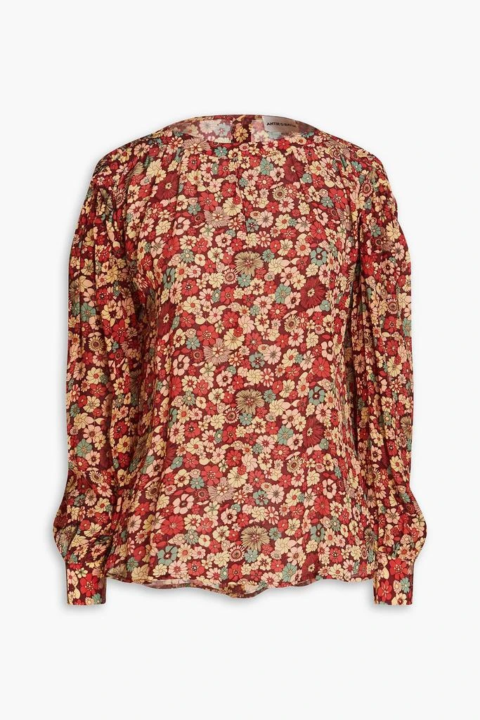 ANTIK BATIK Colline floral-print crepe de chine blouse 1