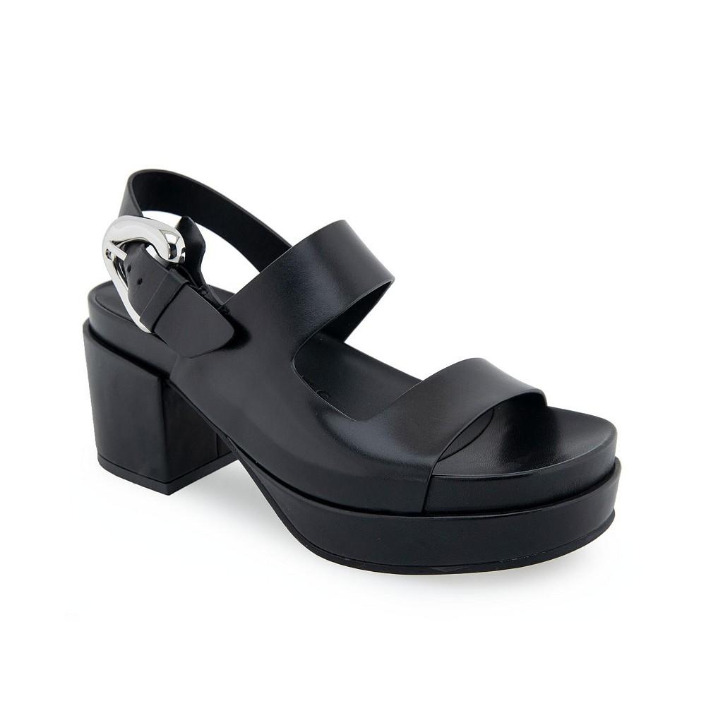 Aerosoles Women's Clarkson Buckle Strap Platform Sandals