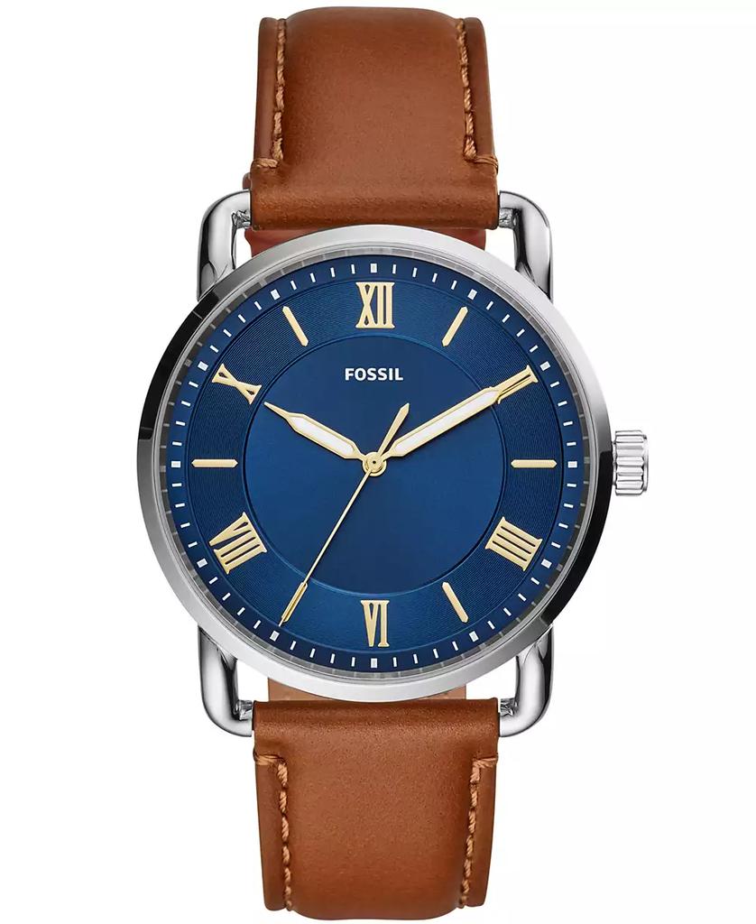 Fossil Men's Copeland Brown Leather Strap Watch 42mm