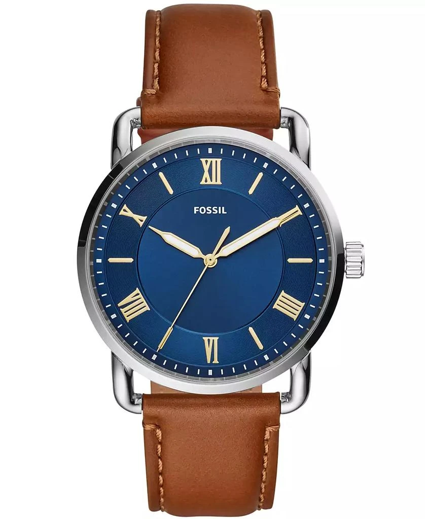 Fossil Men's Copeland Brown Leather Strap Watch 42mm 1