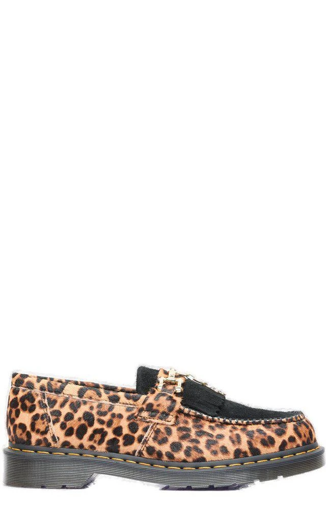 Dr. Martens Dr. Martens Adrian Hair-On Leopard Printed Snaffle Loafers 1