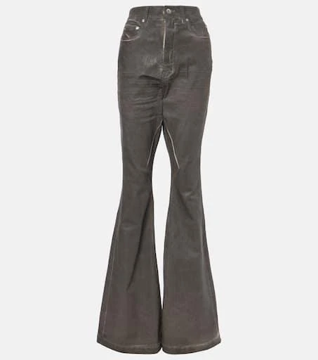 Rick Owens Bolan high-rise bootcut jeans 1